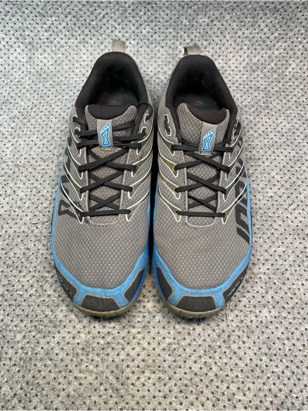 INOV8 Trailroc 255 Grey Blue Hiking Shoes Size 10 Women’s